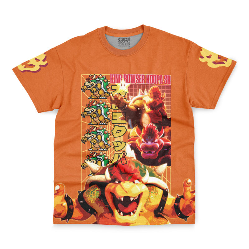 Bowser Mario Bros Streetwear T-Shirt - Image 2