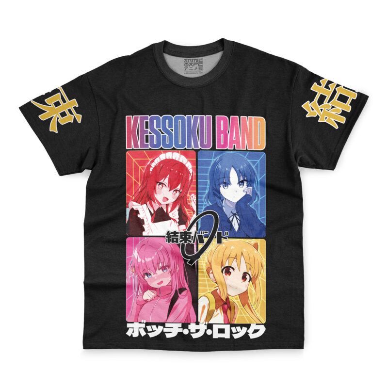 Kessoku Band Bocchi the Rock Streetwear T-Shirt - Image 2