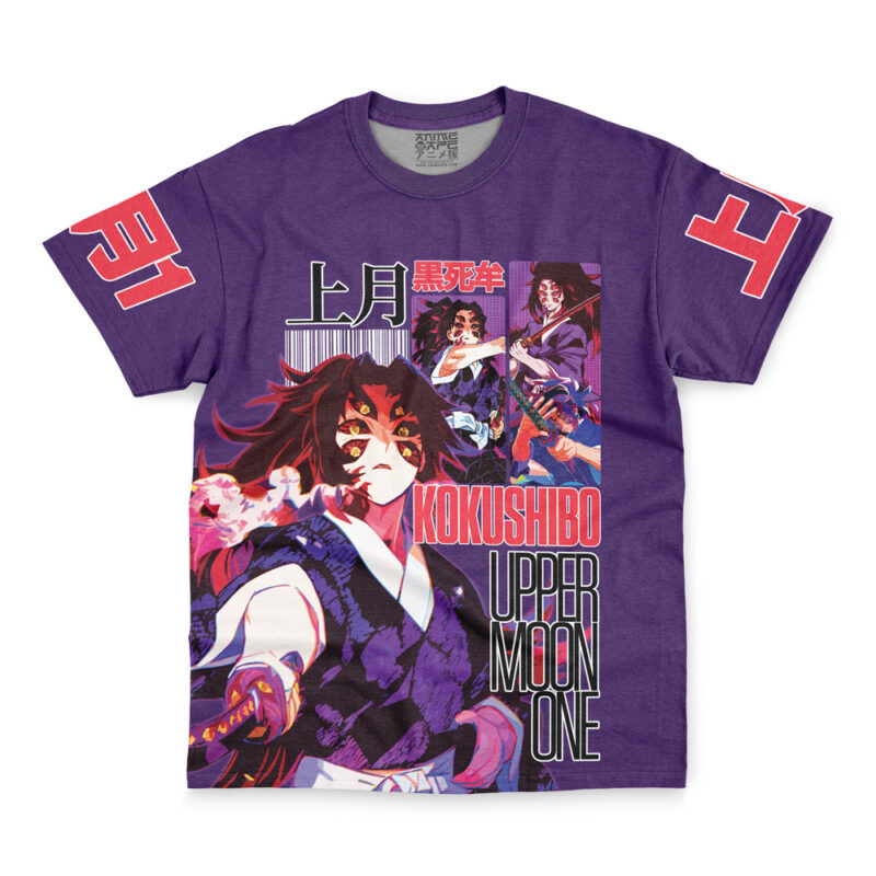Kokushibo V2 Demon Slayer Streetwear T-Shirt - Image 2