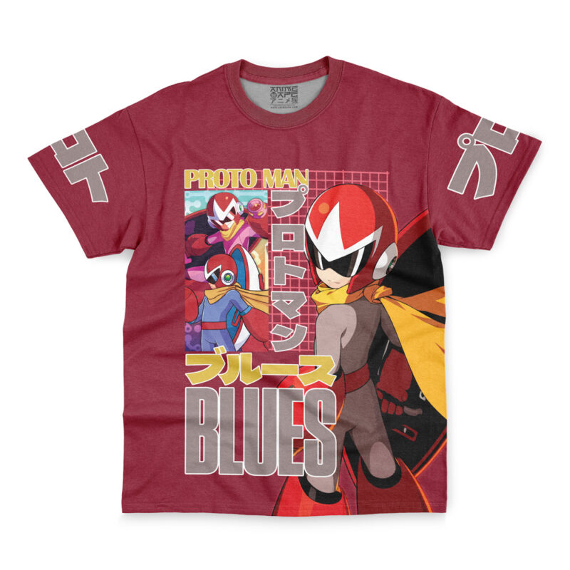 Proto Man Mega Man Streetwear T-Shirt - Image 2