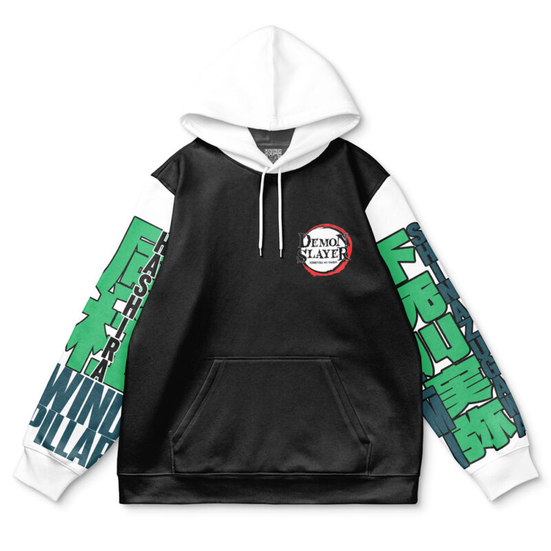 Sanemi Shinazugawa V2 Demon Slayer Streetwear Hoodie - Image 2