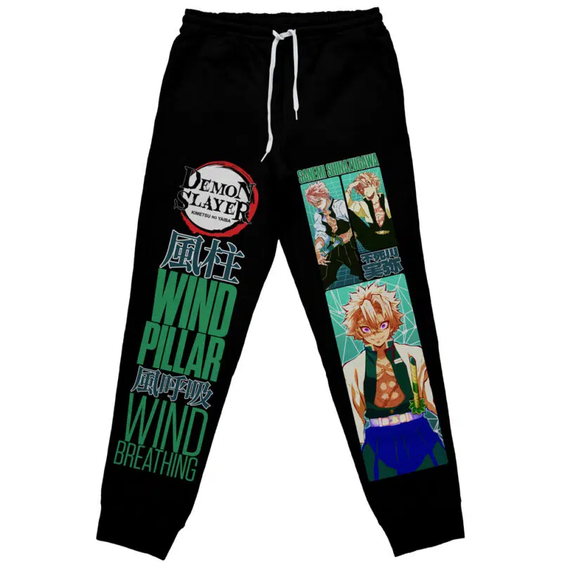 Sanemi Shinazugawa V2 Demon Slayer Streetwear Sweatpants