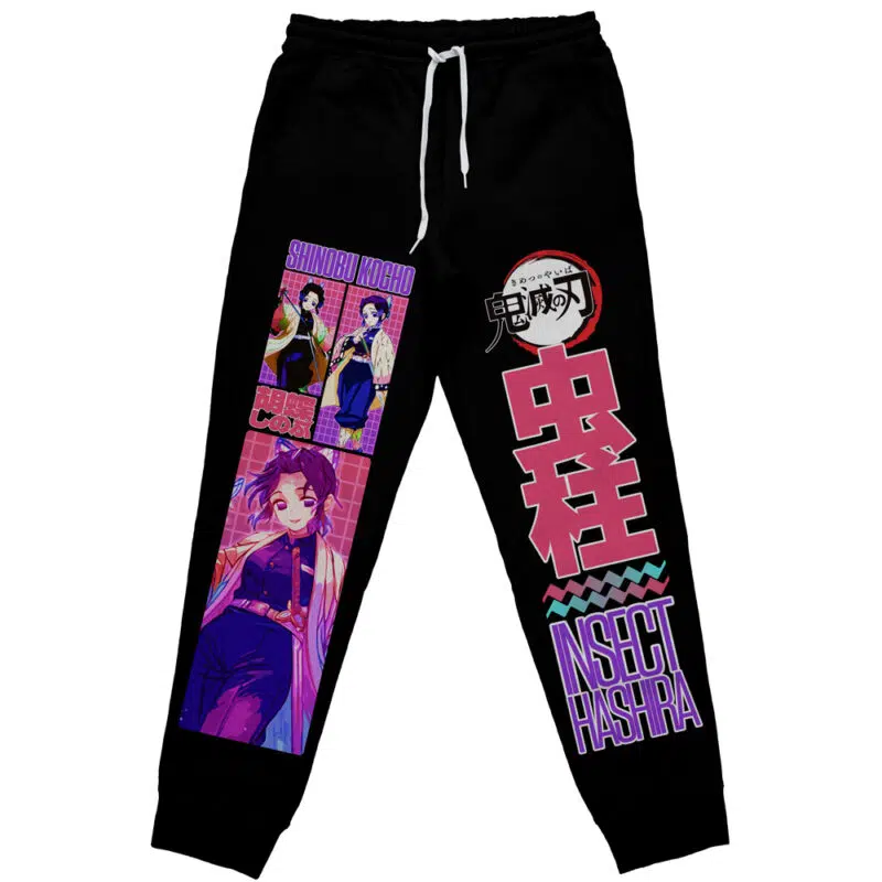 Shinobu Kocho V3 Demon Slayer Streetwear Sweatpants - Anime Ape