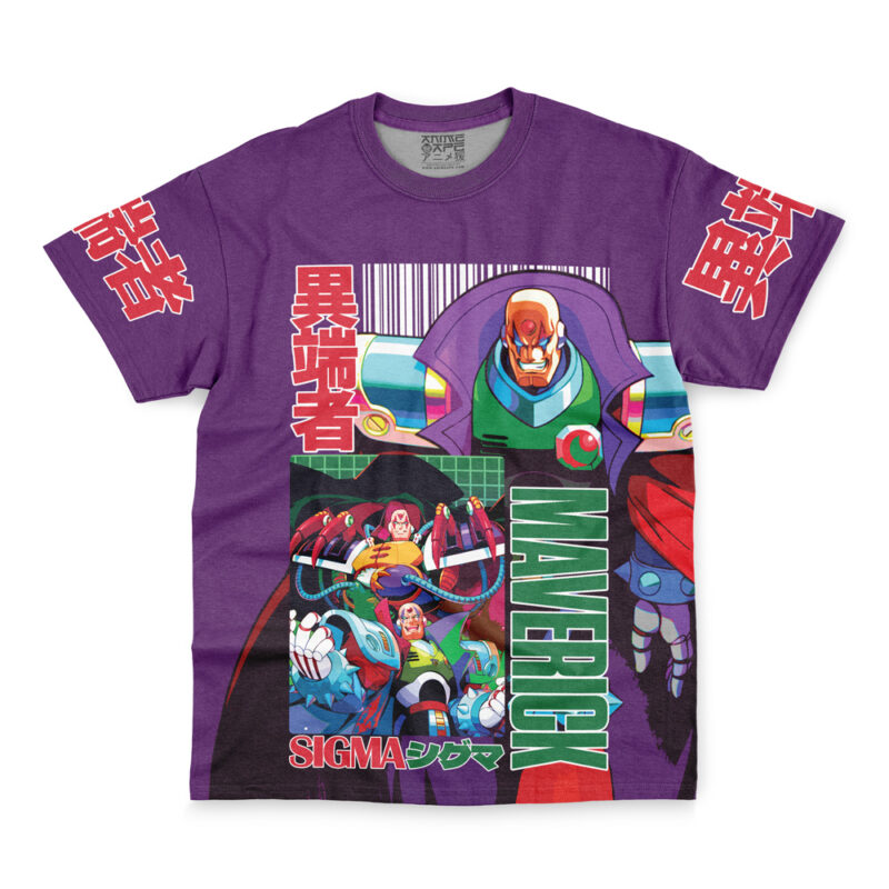 Sigma Mega Man Streetwear T-Shirt - Image 2