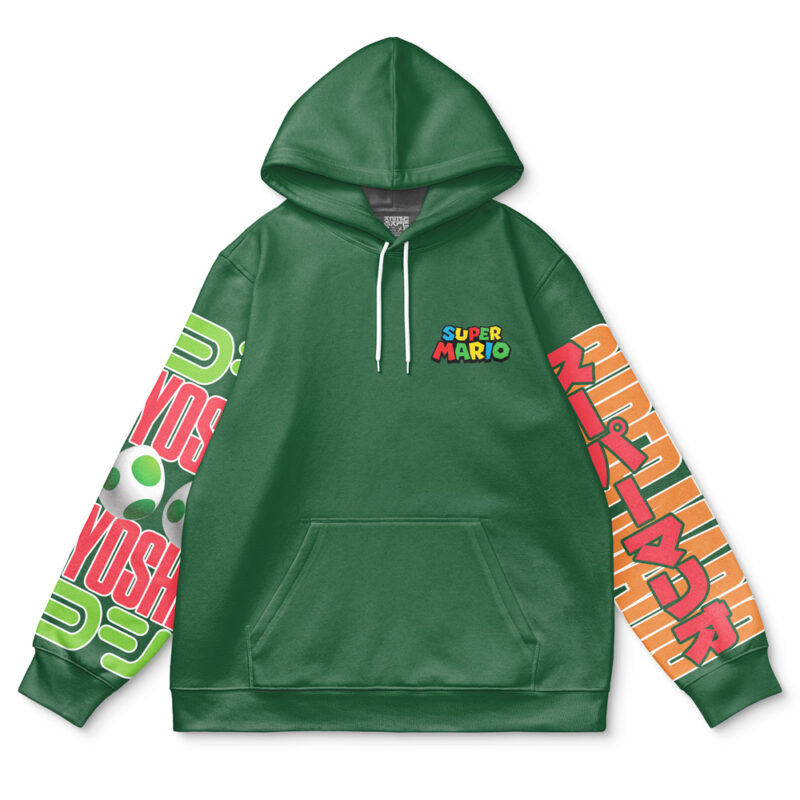 Yoshi Mario Bros Streetwear Hoodie - Image 2