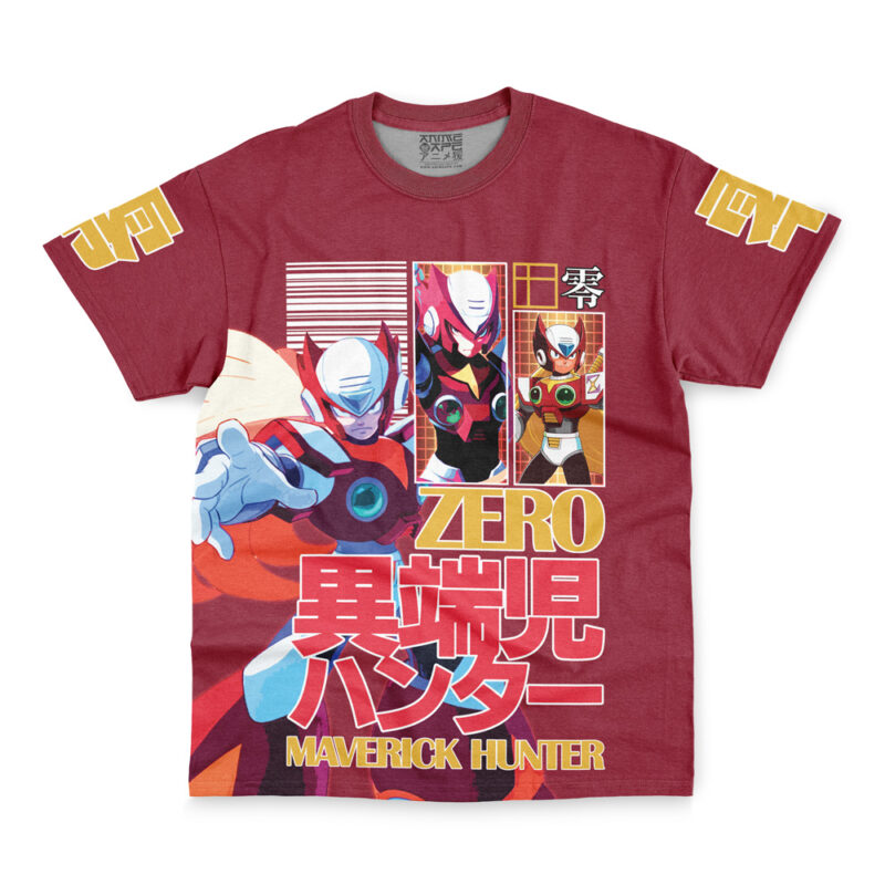 Zero Mega Man Streetwear T-Shirt - Image 2