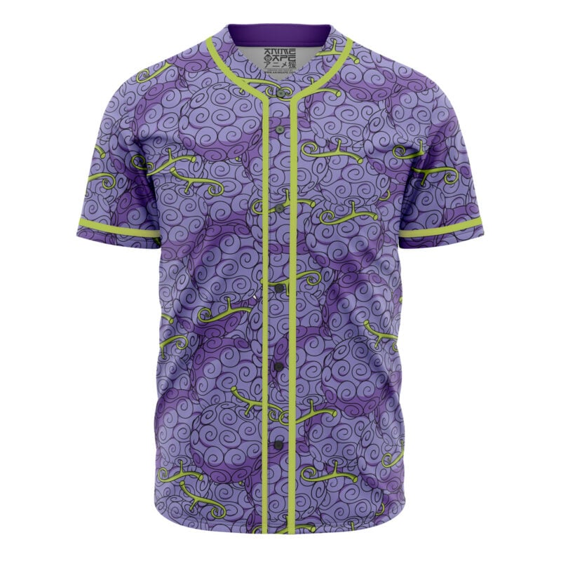 Gomu Gomu No Mi Devil Fruit One Piece Baseball Jersey