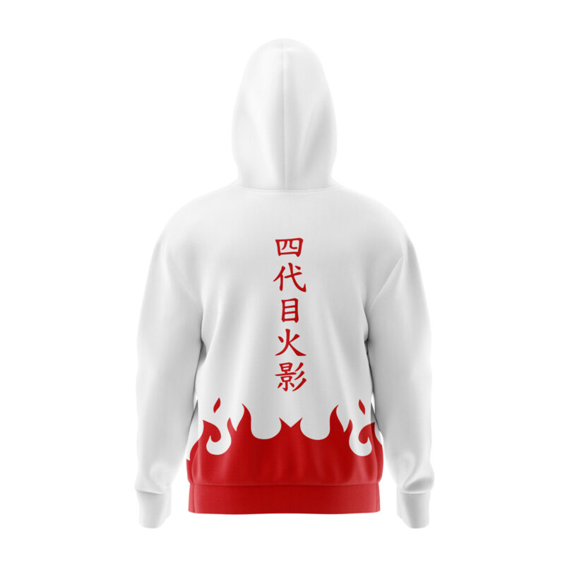 4th Hokage Shippuden Full Face Zip Hoodie - Image 2
