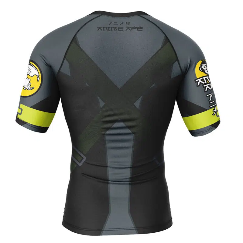 Metal Gear Solid Short Sleeve Rash Guard Compression Shirt - Image 2