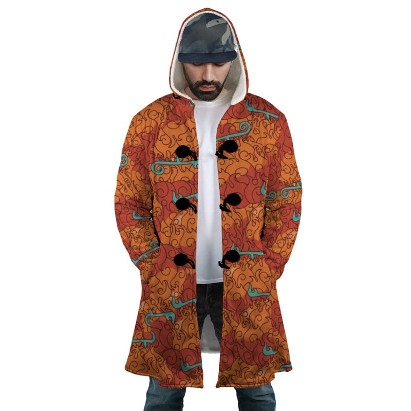 Mera Mera No Mi Devil Fruit One Piece Dream Cloak Coat - Image 5