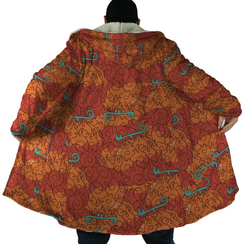 Mera Mera No Mi Devil Fruit One Piece Dream Cloak Coat - Image 4