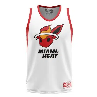 Miami Heat Flareon Pokemon Basketball Jersey