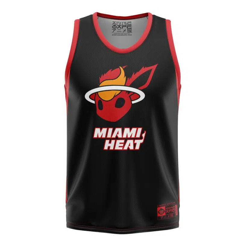 Miami Heat Flareon V2 Pokemon Basketball Jersey
