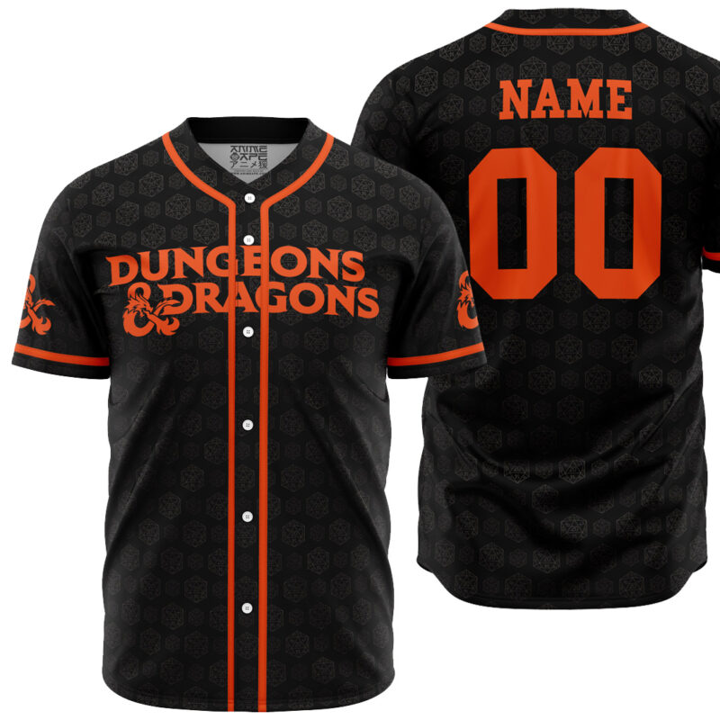 Personalized Dungeons & Dragons Baseball Jersey