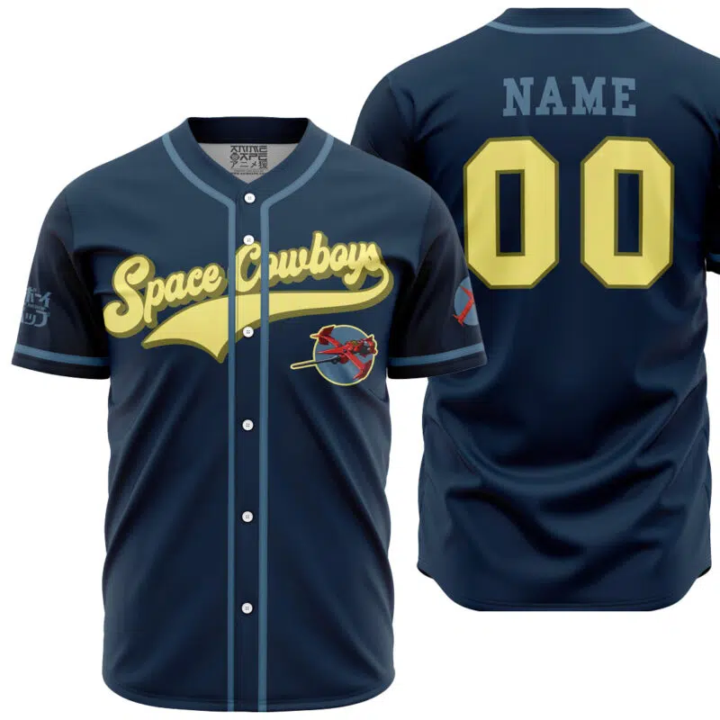 Personalized Space Cowboys Cowboy Bebop Baseball Jersey