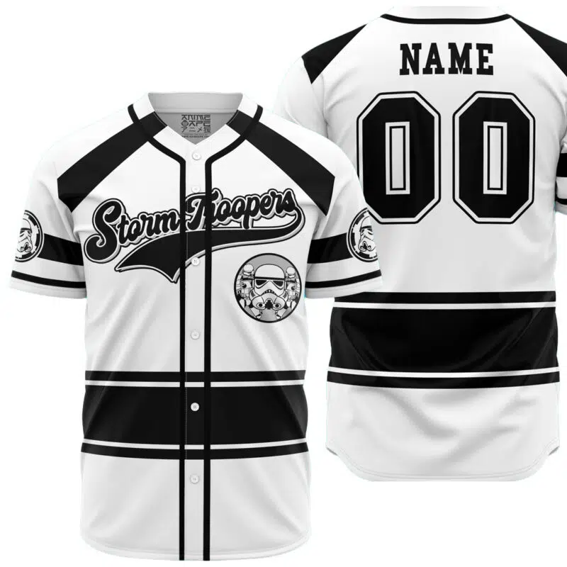 Personalized Stormtroopers Star Wars Baseball Jersey