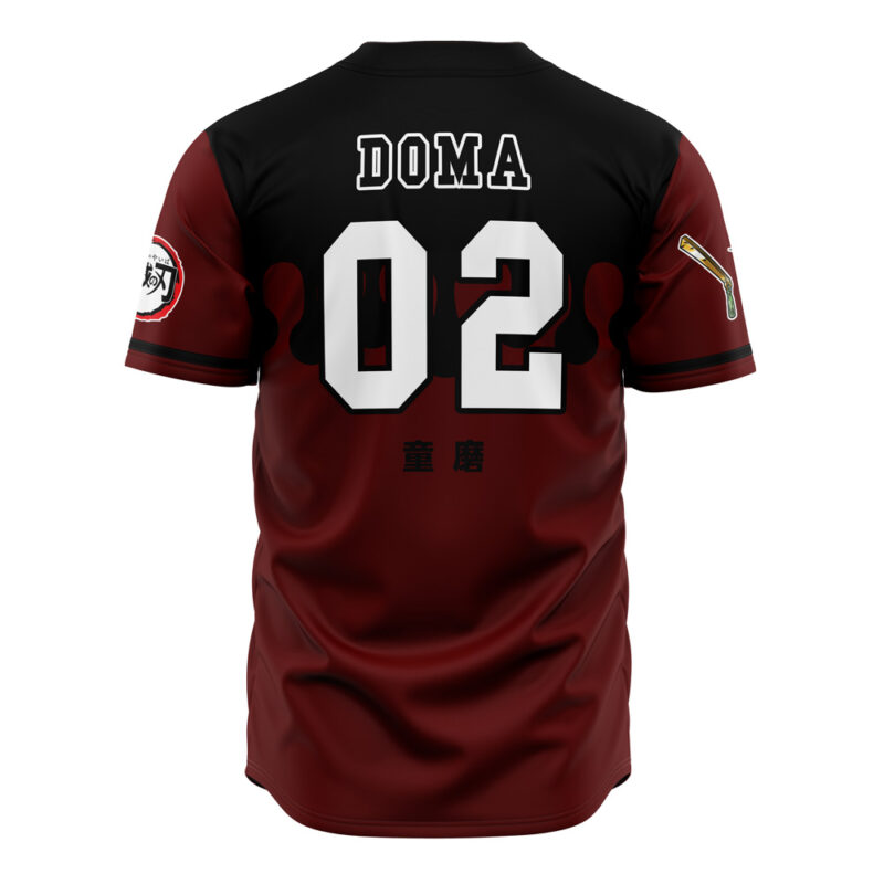 Upper Moons Doma Demon Slayer Baseball Jersey - Image 3