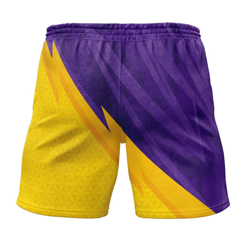 Wario Mario Bros Gym Shorts - Image 2