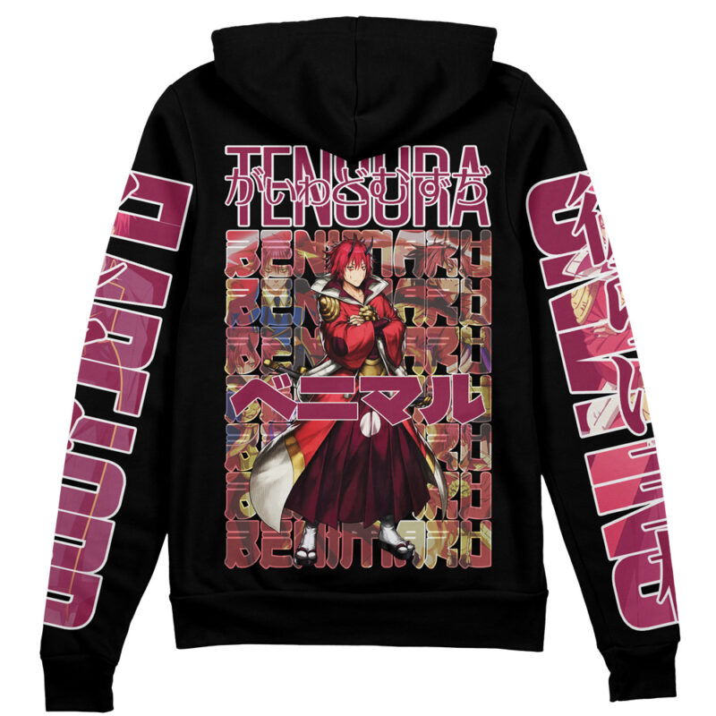 Benimaru That Time I Got Reincarnated as a Slime Streetwear Zip Hoodie Jacket