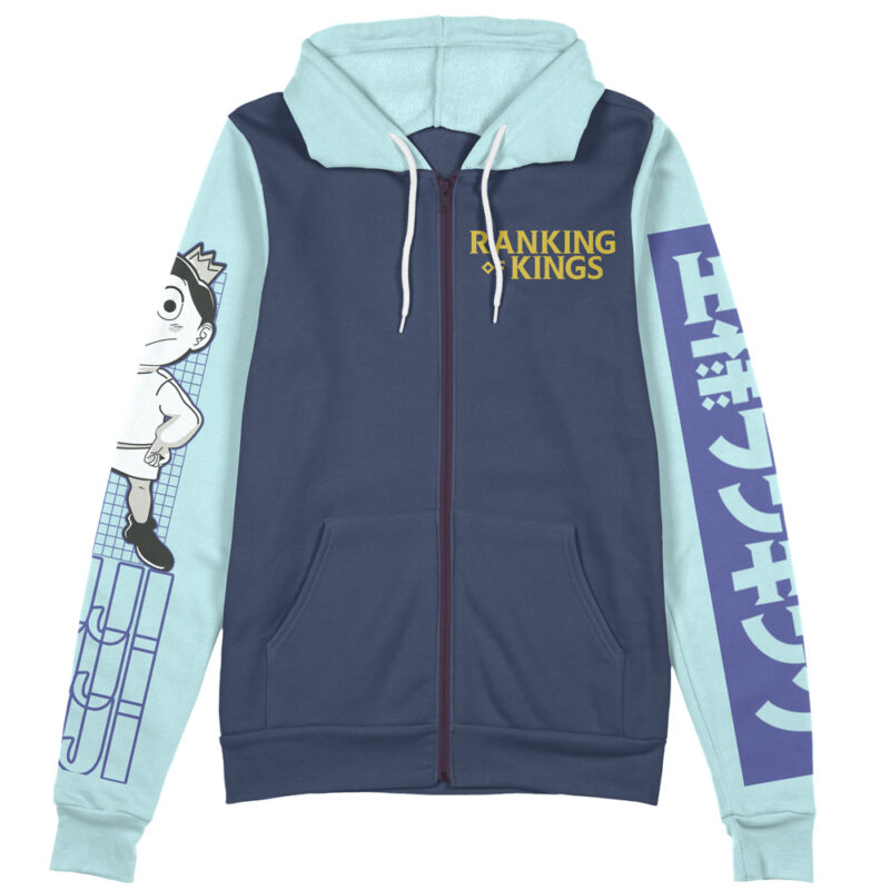 Bojji-san Ousama Ranking Streetwear Zip Hoodie Jacket - Image 2