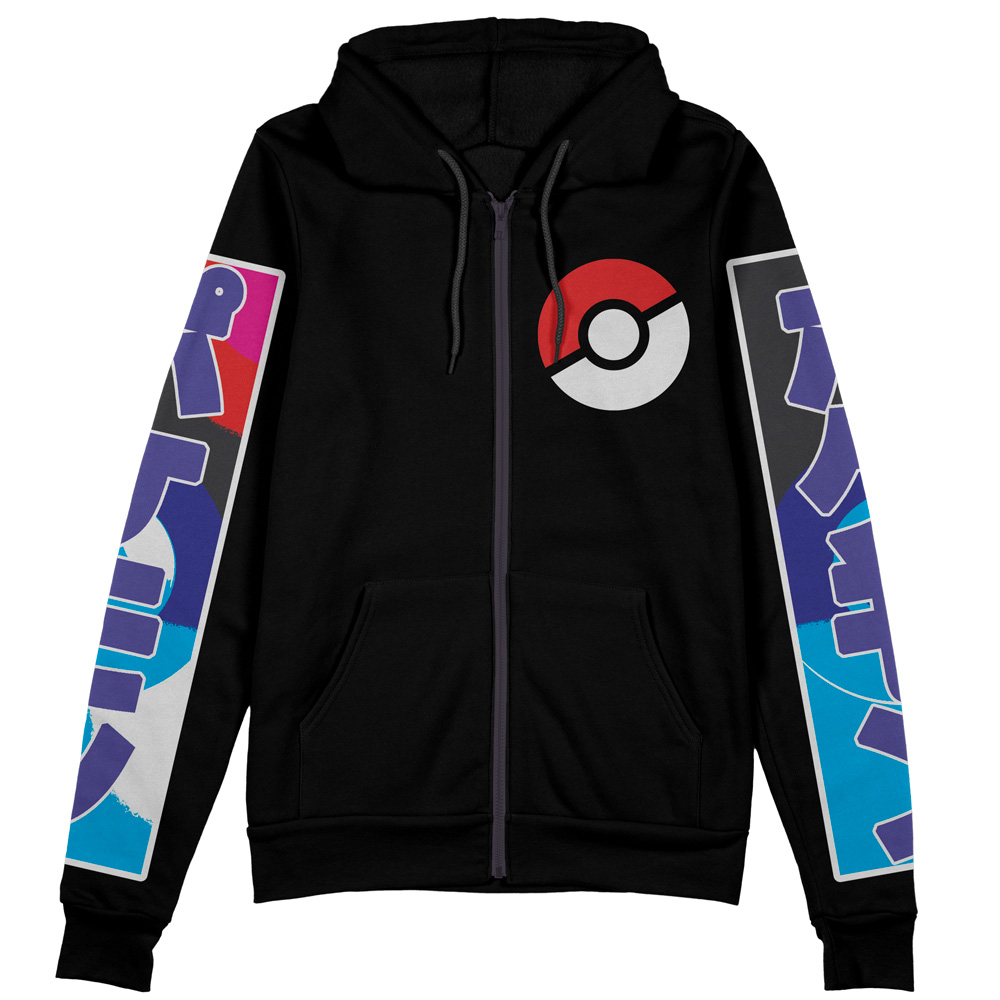 Dragon Type Pokemon Streetwear Zip Hoodie Jacket - Image 2