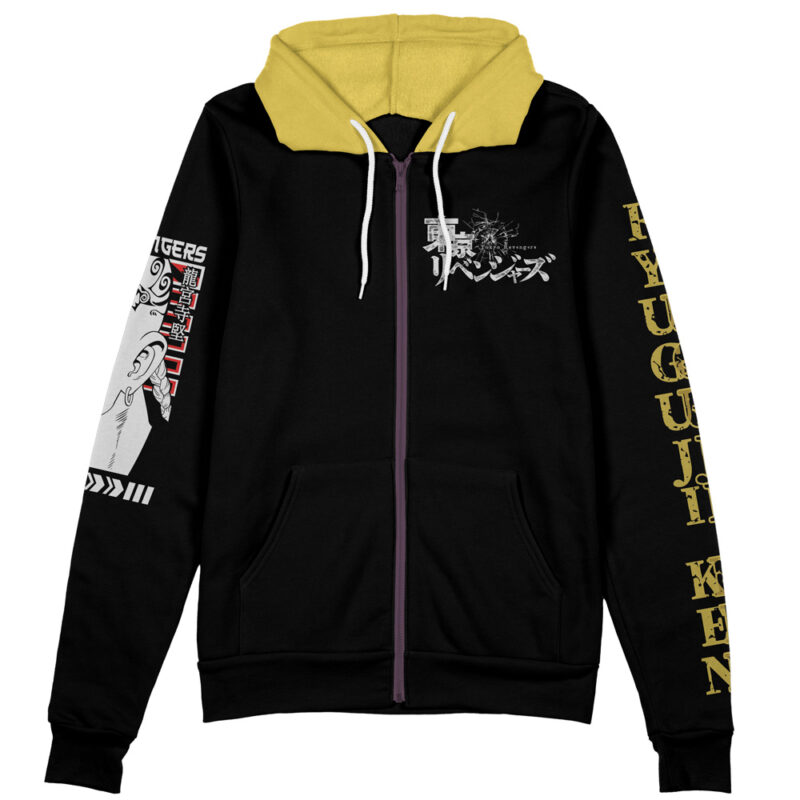 Ryuguji Ken Tokyo Revengers Streetwear Zip Hoodie Jacket - Image 2