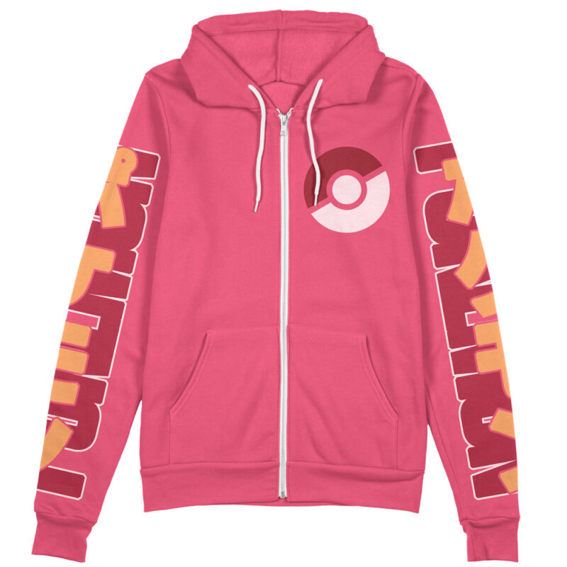 Fairy Type Pokemon Streetwear Zip Hoodie Jacket - Image 2