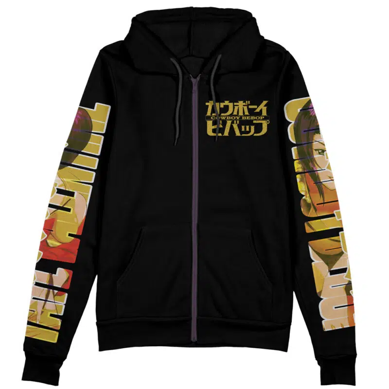 Faye Valentine Cowboy Bebop Streetwear Zip Hoodie Jacket - Image 2