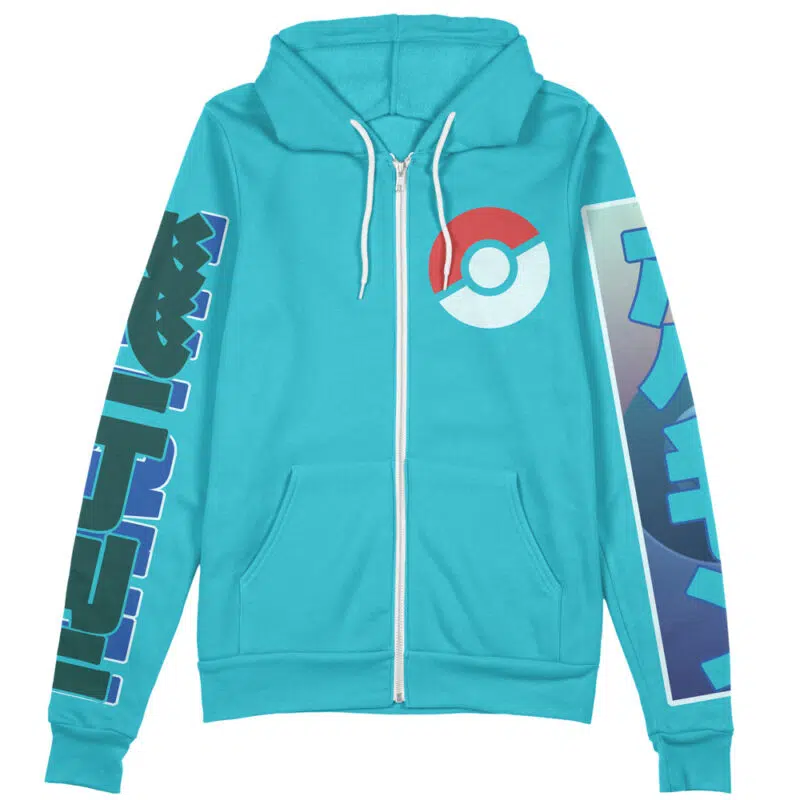 Flying Type Pokemon Streetwear Zip Hoodie Jacket - Image 2