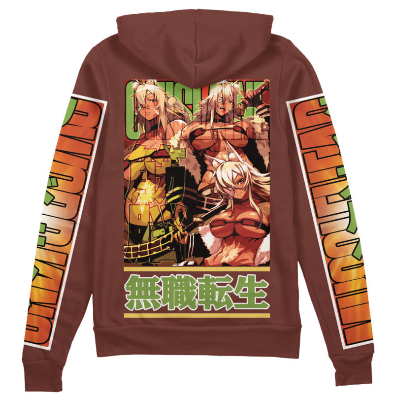 Ghislaine Greyrat Mushoku Tensei Streetwear Zip Hoodie Jacket