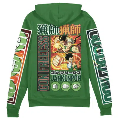 Gon Freecss Hunter x Hunter Streetwear Zip Hoodie Jacket