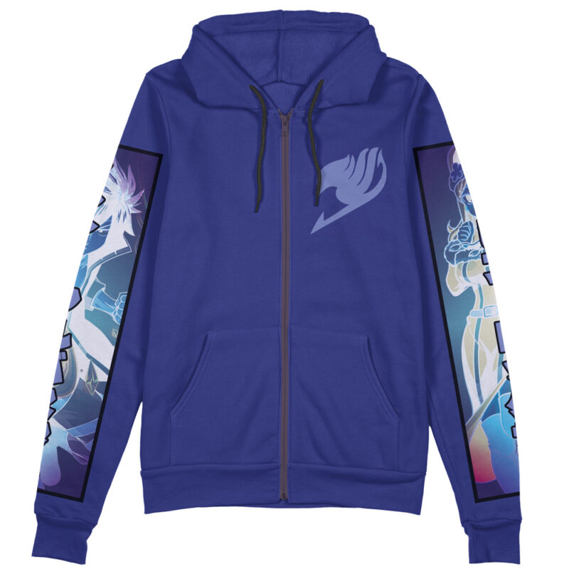 Gruvia Fairy Tail Streetwear Zip Hoodie Jacket - Image 2