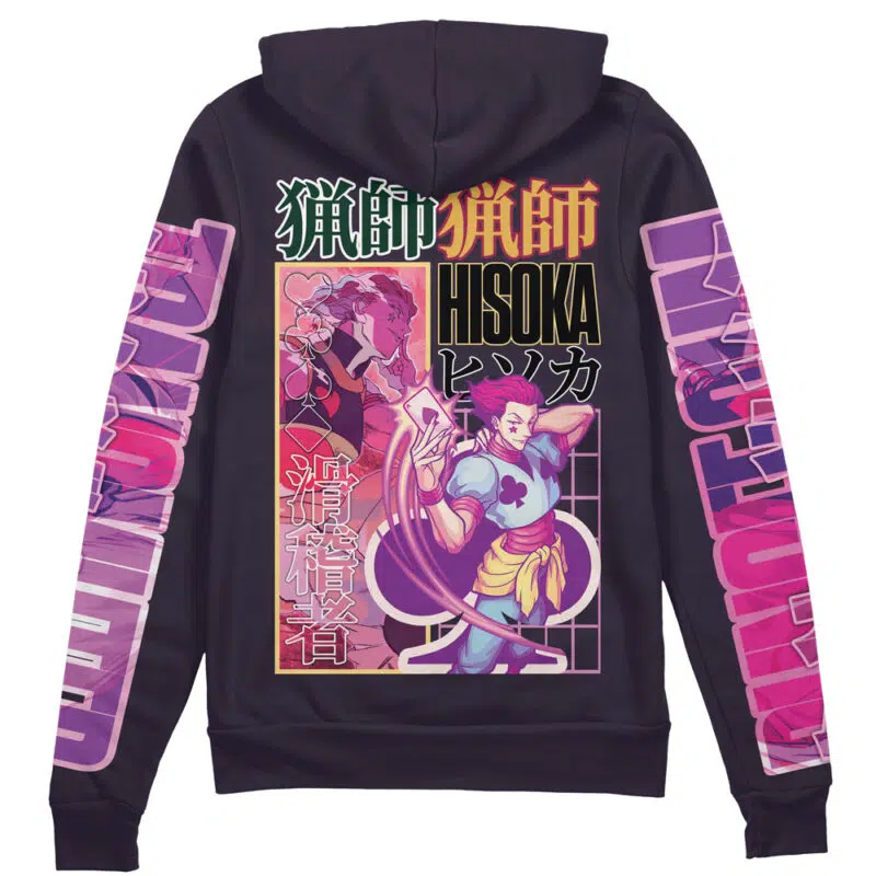 Hisoka Hunter x Hunter Streetwear Zip Hoodie Jacket