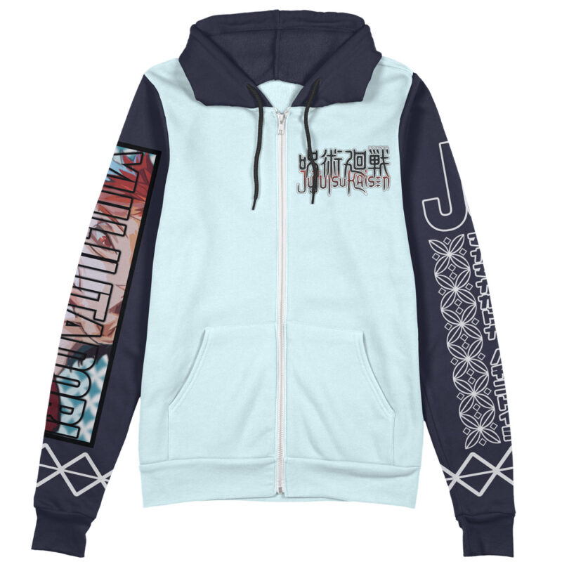 Itadori x Sukuna Jujutsu Kaisen Streetwear Zip Hoodie Jacket - Image 2