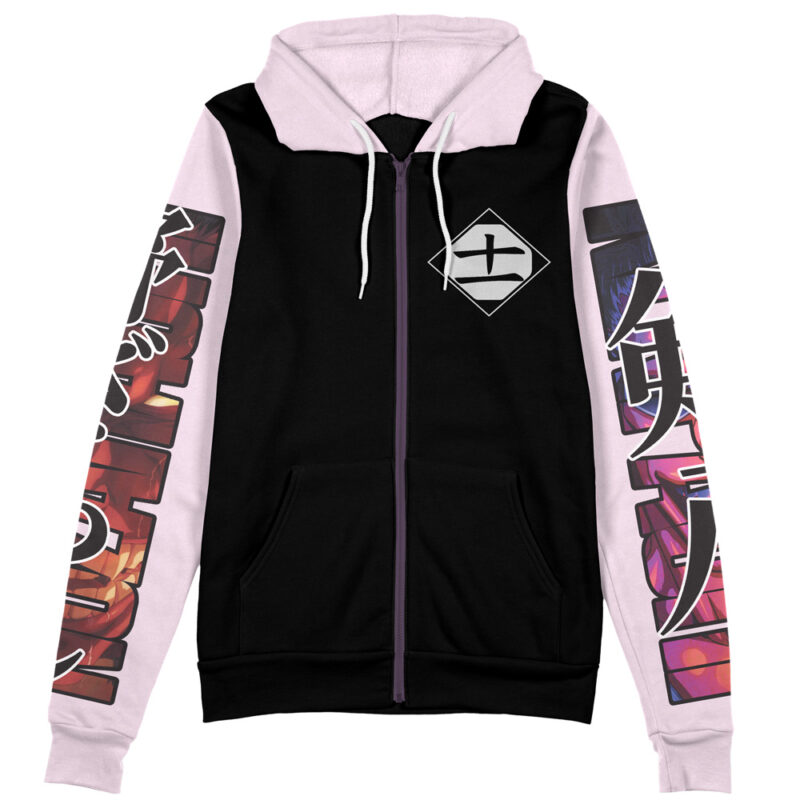 Zaraki Kenpachi TYBWA Bleach Streetwear Zip Hoodie Jacket - Image 2
