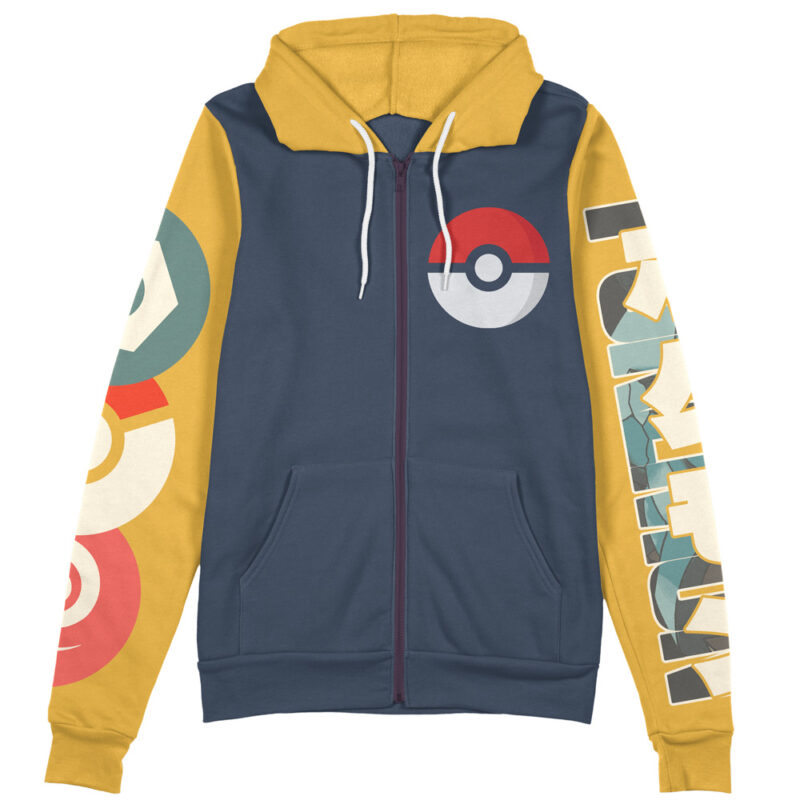 Metagross Pokemon Streetwear Zip Hoodie Jacket - Image 2