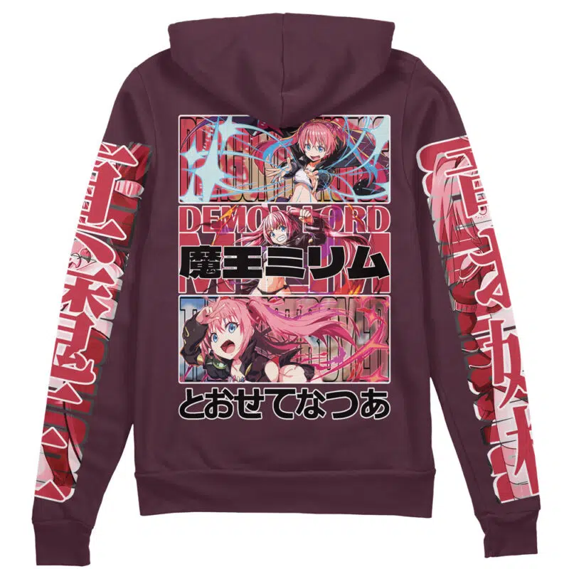 Milim Nava That Time I Got Reincarnated as a Slime Streetwear Zip Hoodie Jacket