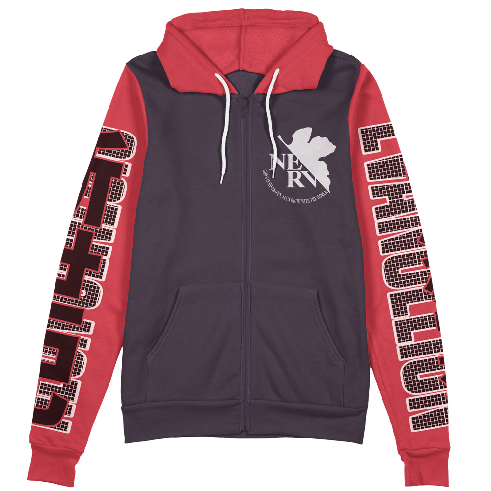 Misato Katsuragi Eva Streetwear Zip Hoodie Jacket - Image 2