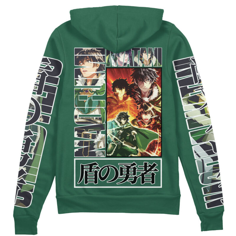 Naofumi Iwatani The Rising of the Shield Hero Streetwear Zip Hoodie Jacket