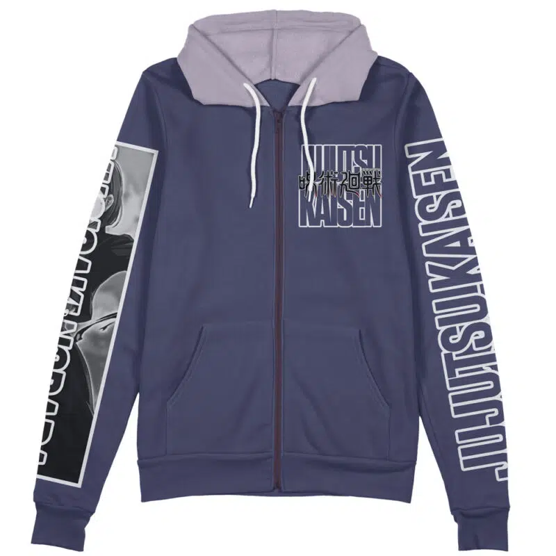 Kugisaki Nobara Jujutsu Kaisen Streetwear Zip Hoodie Jacket - Image 2
