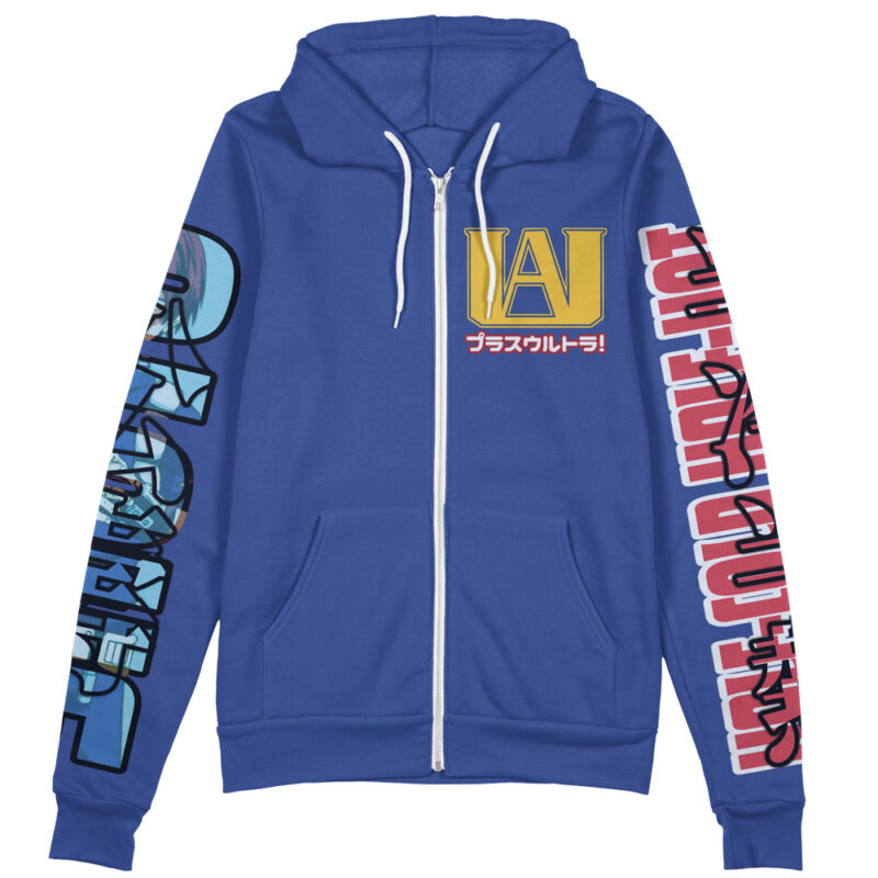 Todoroki Shoto My Hero Academia Streetwear Zip Hoodie Jacket - Image 2