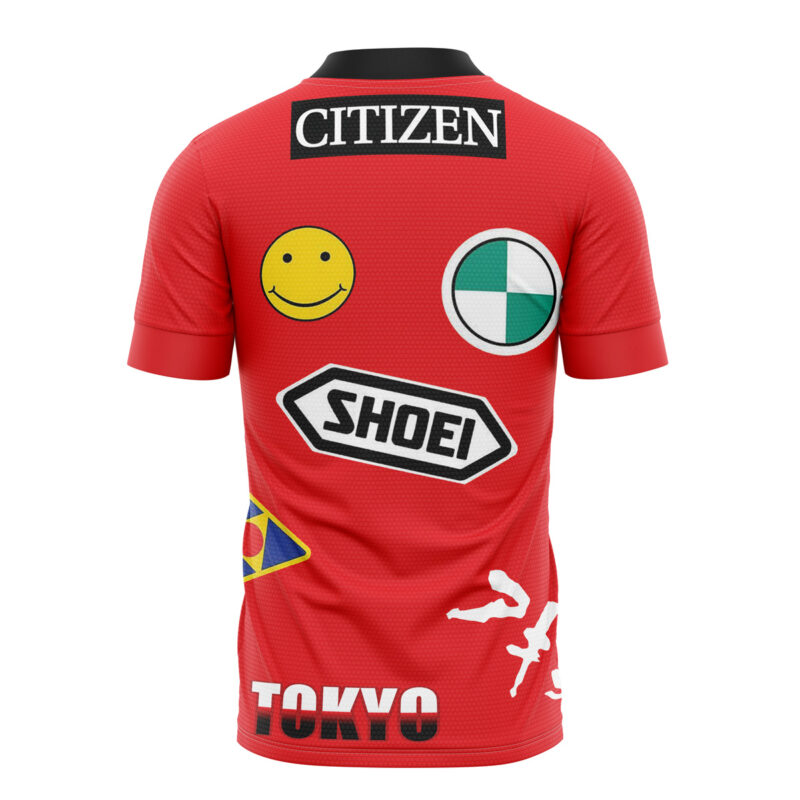 Akira Kaneda Bike Decals Soccer Jersey - Image 2
