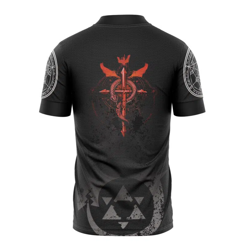 Edward Elric Fullmetal Alchemist Soccer Jersey - Image 2