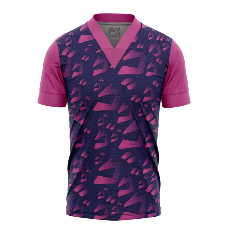 Menacing Aura Jojo's Bizarre Adventure Soccer Jersey