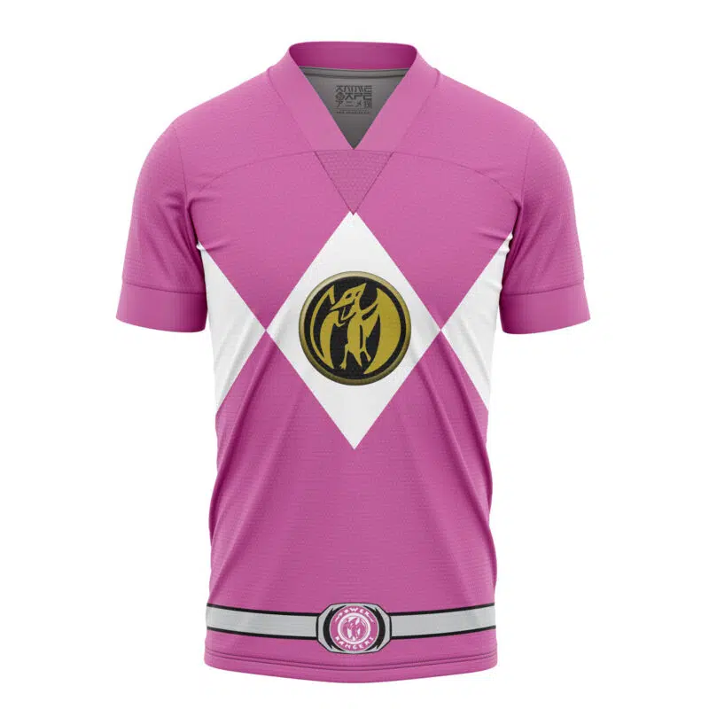 Pink Ranger Mighty Morphin Power Rangers Soccer Jersey