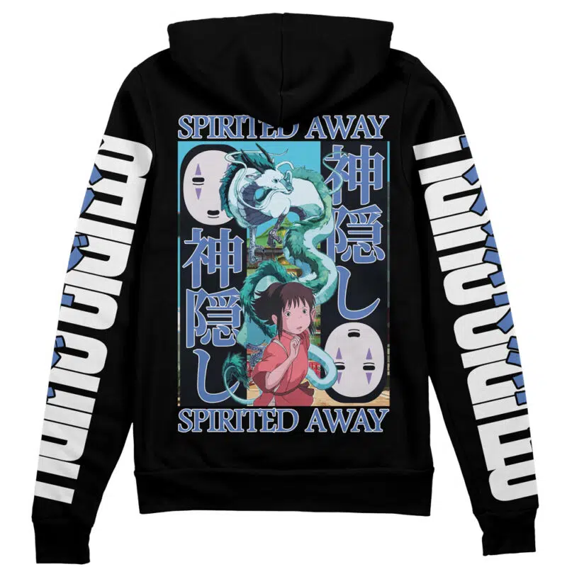 Spirited Away Ghibli Streetwear Zip Hoodie Jacket