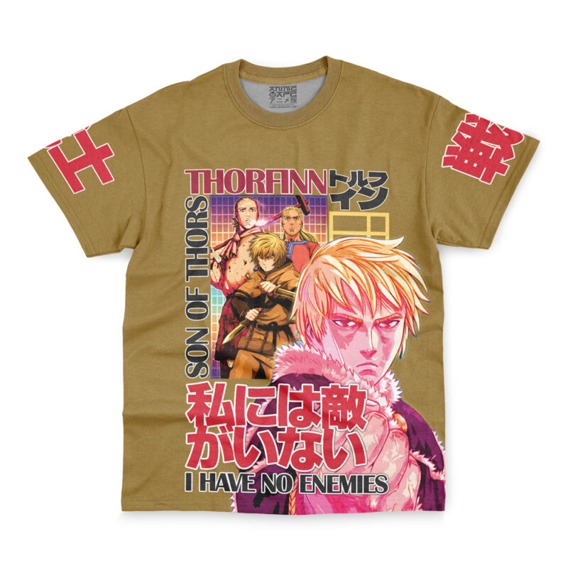 Thorfinn Vinlad Saga Streetwear T-Shirt - Image 2