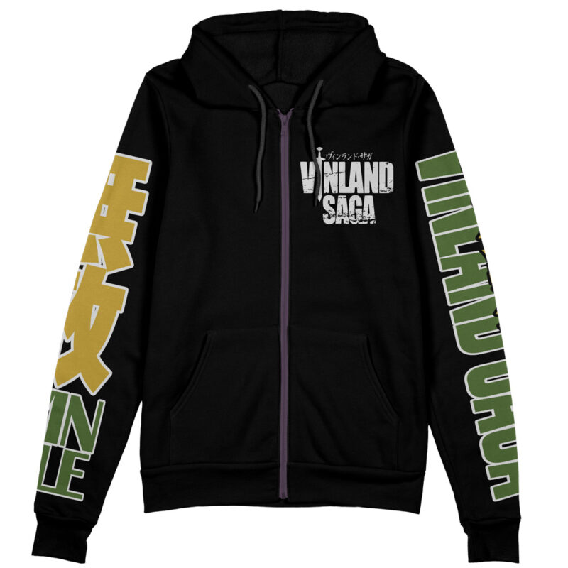 Thorkell Vinland Saga Streetwear Zip Hoodie Jacket - Image 2