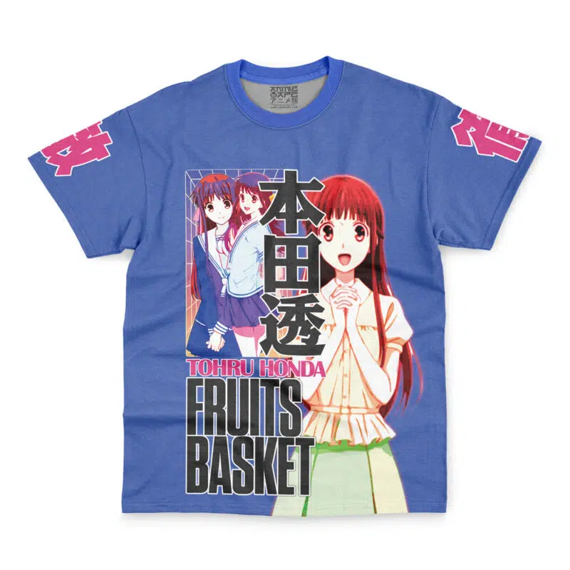 Tohru Honda Fruits Basket Streetwear T-Shirt - Image 2