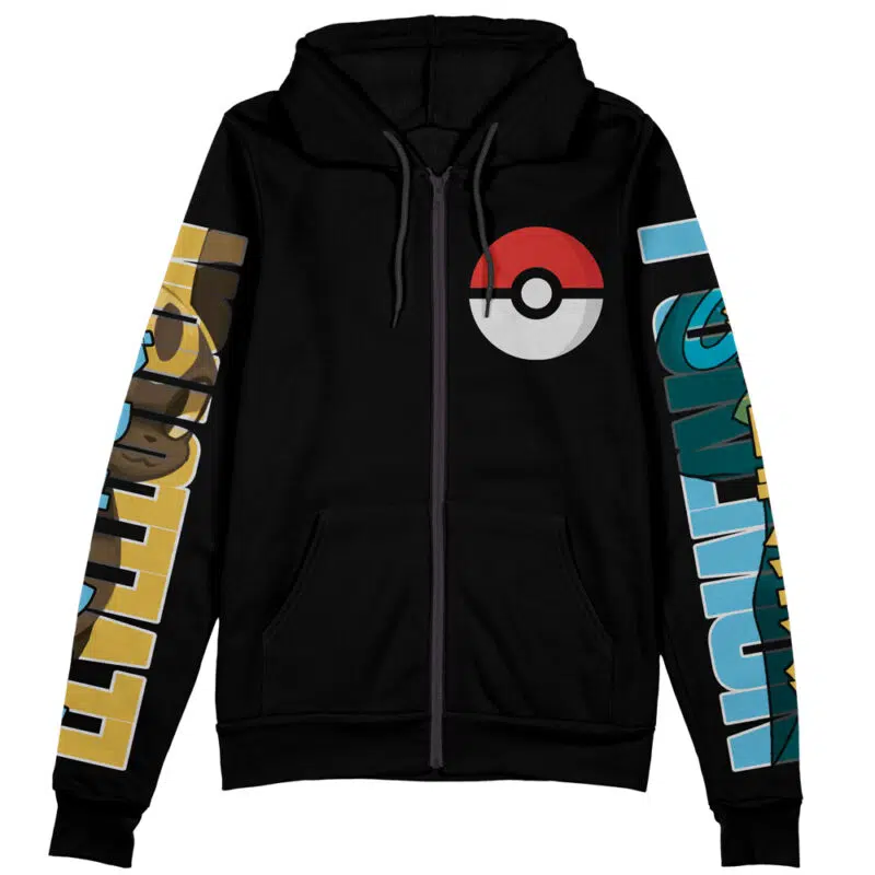 Umbreon Pokemon Streetwear Zip Hoodie Jacket - Image 2
